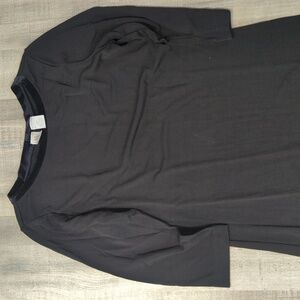 Black straight dress